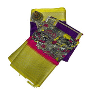 Kalamkari Handloom Paithani Saree