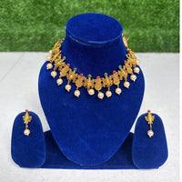 Navya Pearl Heritage Choker Set