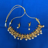 Navya Pearl Heritage Choker Set