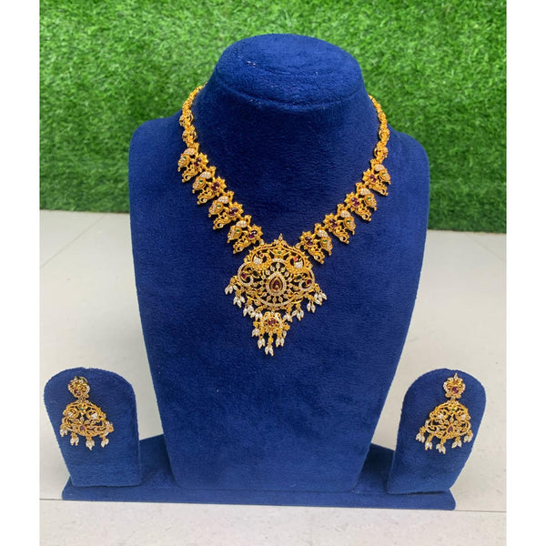 Rajwada Noor Antique Necklace Set