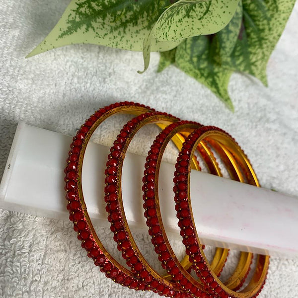 Rakta Shobha Beaded Bangles