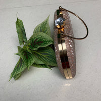 Silver Mirage Luxe Clutch