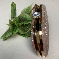 Silver Mirage Luxe Clutch