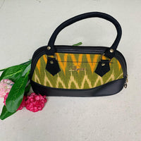 Golden Grove Ikat Satchel
