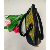 Golden Grove Ikat Satchel