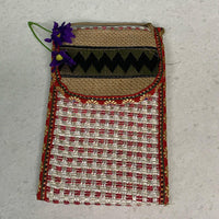 Jute Mobile Sling Bag