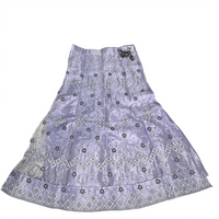 Midnight Bloom Semi-Net Lehenga Set