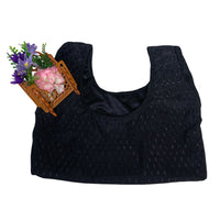 Midnight Loom Stretch Blouse