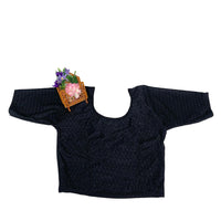 Midnight Loom Stretch Blouse