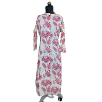 floral printed cotton kurta