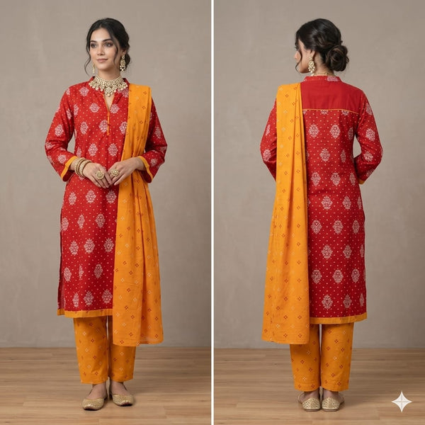 Mustard Kuriti Set
