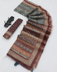 Bagh Hand Block Printed Chanderi