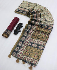 Bagh Hand Block Printed Chanderi