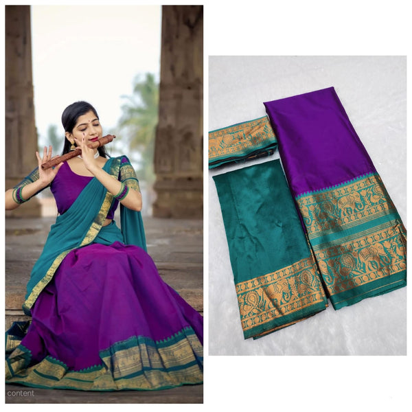 Pattu Pavadai Dhavani set