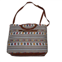 Jaipuri Geometric Pattern Shoulder Bag