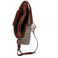 Jaipuri Geometric Pattern Shoulder Bag