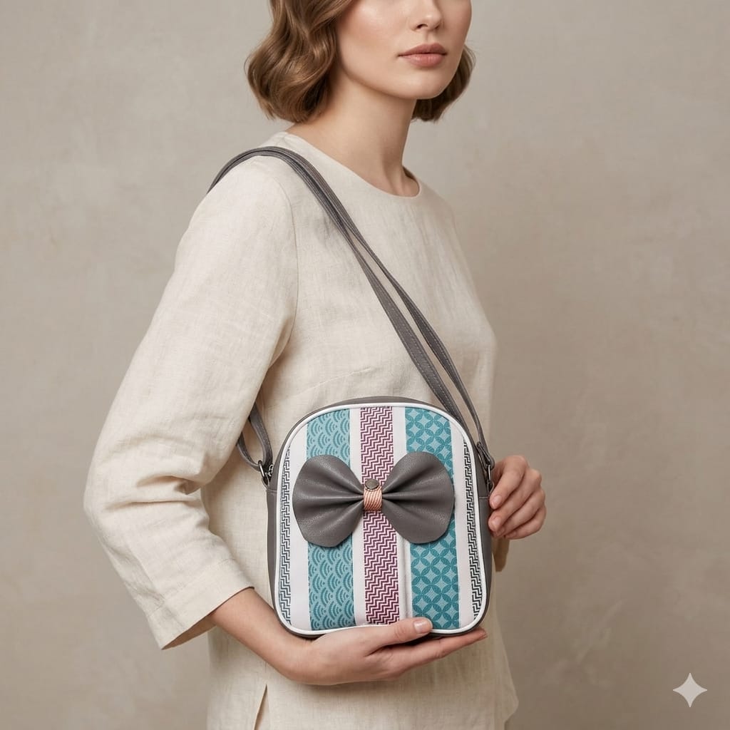 Urban Bow Charm Sling Bag
