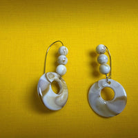 Pearl Drift Loop Earrings