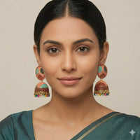 Rasa  Chromatic Mosaic Jhumkas