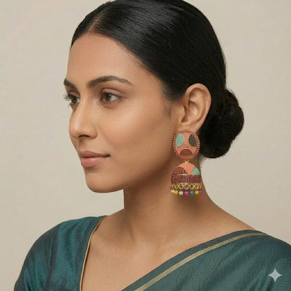 Rasa  Chromatic Mosaic Jhumkas