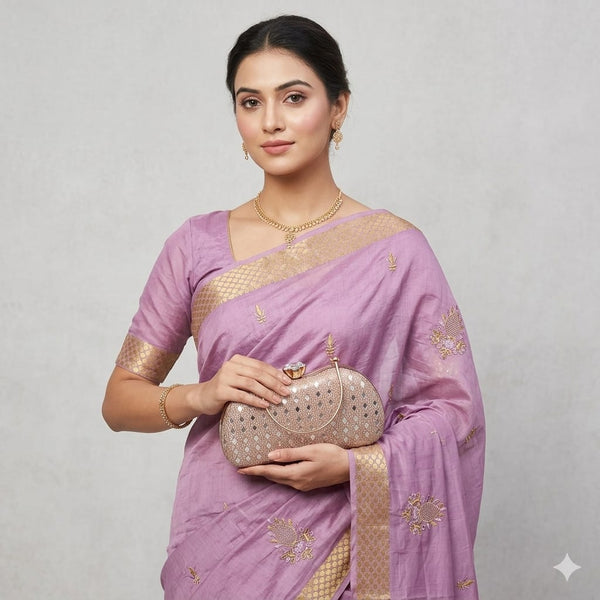 Rosegold Radiance Clutch