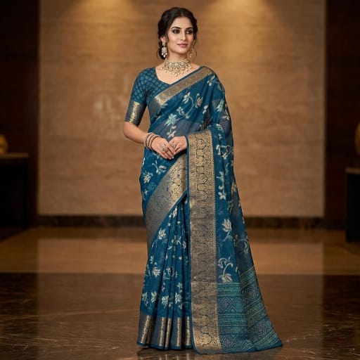 Nauvari Silk Saree
