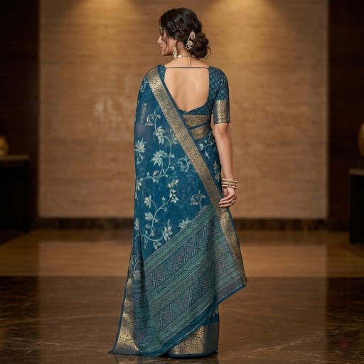 Nauvari Silk Saree