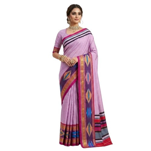 Ikat Border Grace Saree