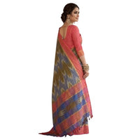 Zig Zag Kattari Design Patola saree