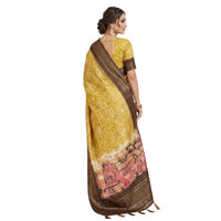 Tussar Organza Tissue Saree