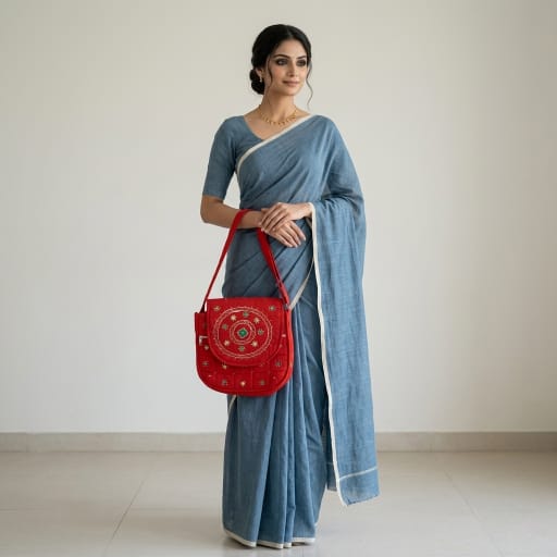 Rajasthani Mirror Work Sling Bag