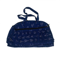 Indigo Ikat Quilted Shoulder Bag