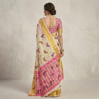 Butterfly Digital Print Saree