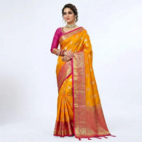 Kanchipuram Pattu Style Art Silk Saree