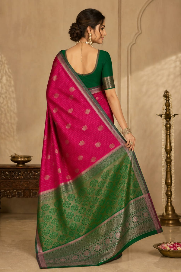 Kanjivaram semi pattu Silk Saree