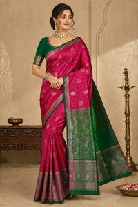 Kanjivaram semi pattu Silk Saree