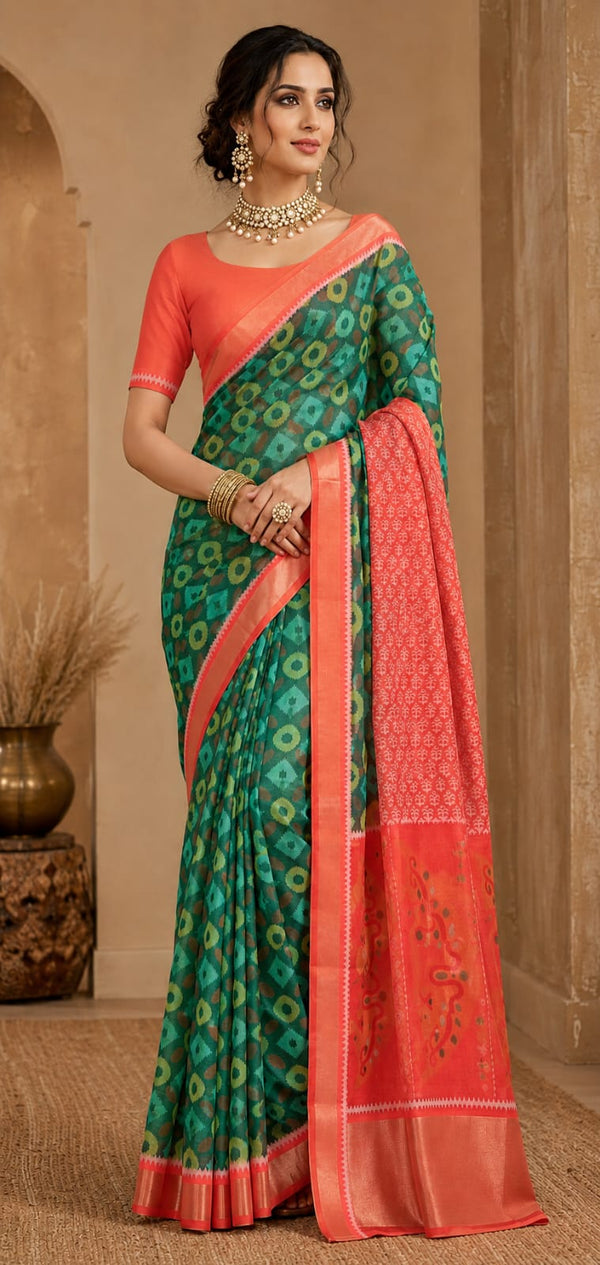 Pochampally Ikat Saree