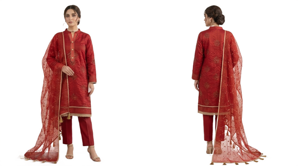Sindhoora Bloom Dress Material