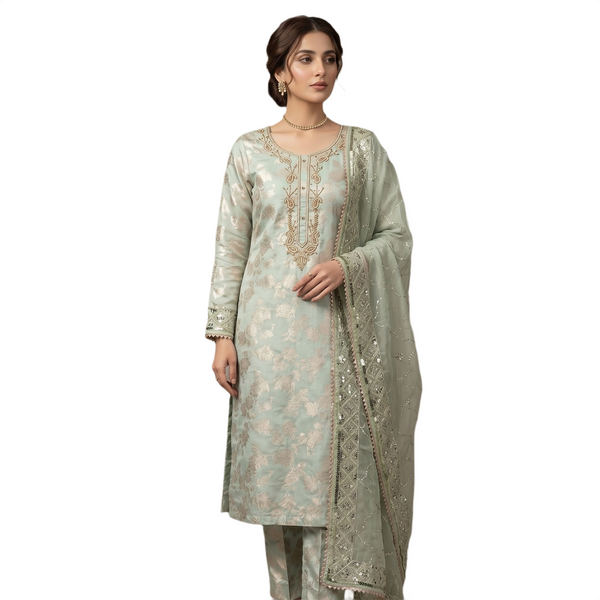 Unstitched Kalamkari Dress Material