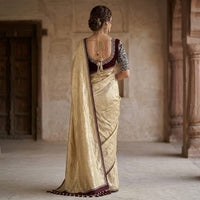 Crushed Tissue Saree