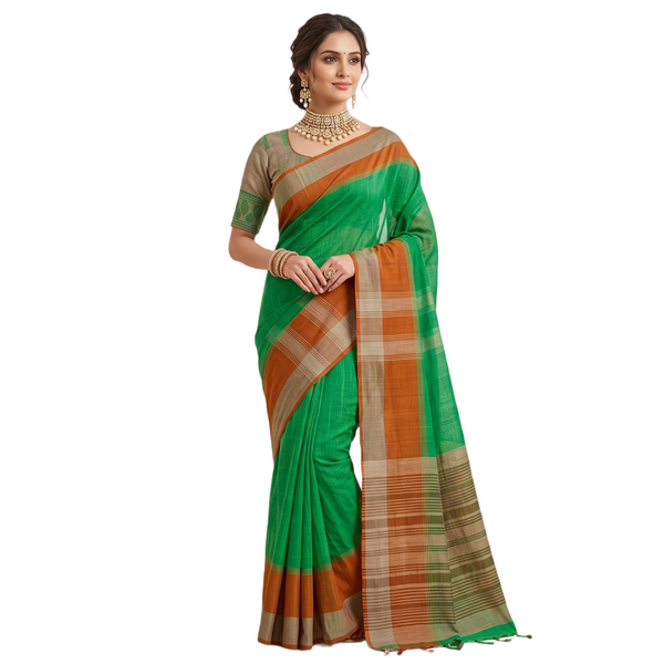 Ghicha Tussar Silk Saree