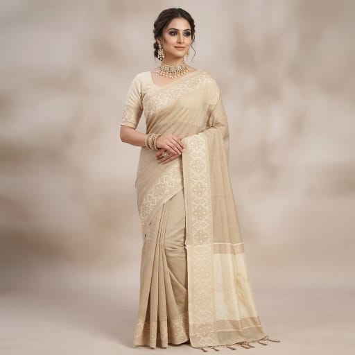 Soft and Pure Tussar Silk Saree