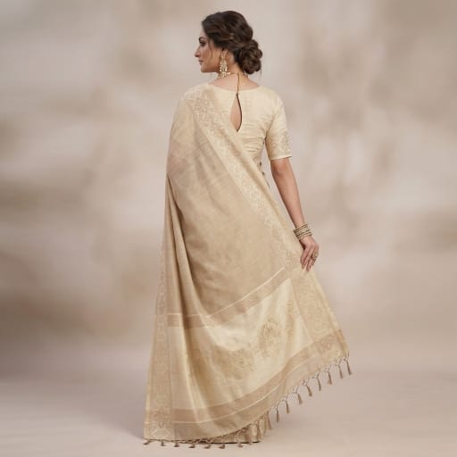 Soft and Pure Tussar Silk Saree