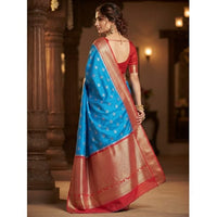 Traditional Zari Woven Kanchipuram Silk Saree.