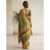 Traditional Narayanpet Checked Ilkal  Saree