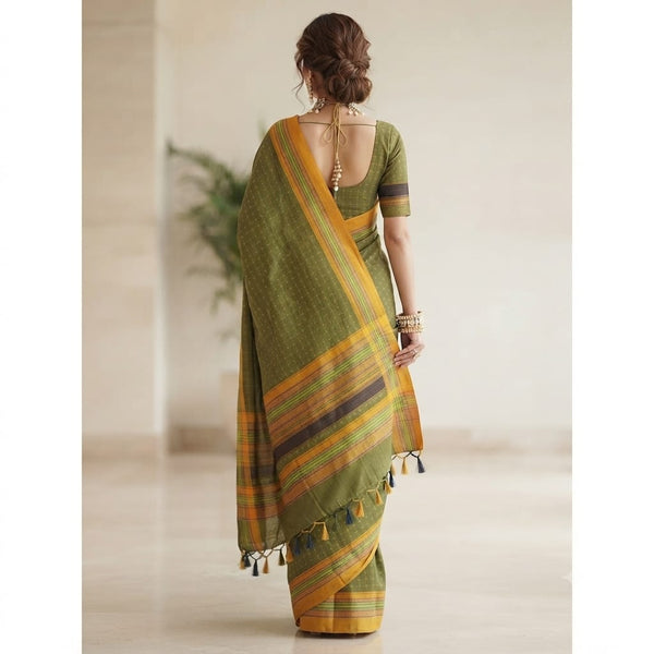 Traditional Narayanpet Checked Ilkal  Saree