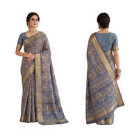 Linen Patola Ikat Saree