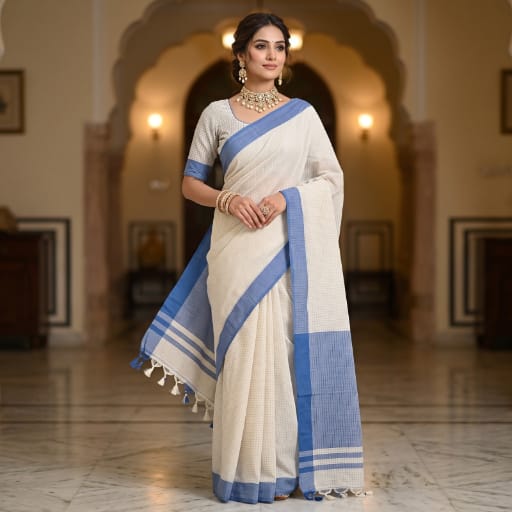 Kerala Cotton Mundu Saree