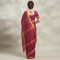 Madhubani Print Saree