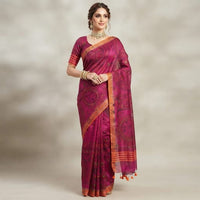 Madhubani Print Saree